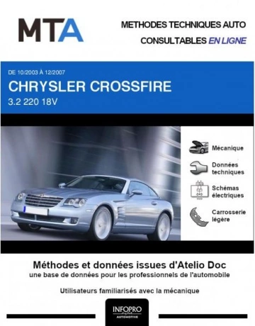 revue technique chrysler crossfire 2003-2007 édition infopro