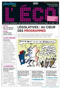 L'ÉCO N.720 - 28 Juin 2024