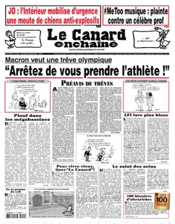 Le Canard Enchaîné N°5411 Du 24 Juillet 2024