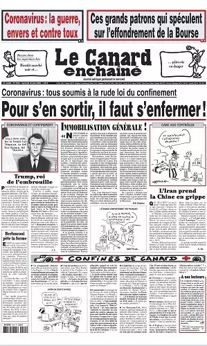 Le canard enchaîné N° 5184 du Mercredi 18 mars 2020