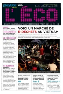 L'ÉCO N.729 - 20 Septembre 2024