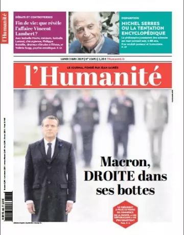 L’Humanité du Lundi 3 Juin 2019